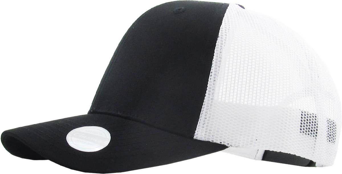 CLASSIC 6 PANEL MESH BACK: BLK-NORG