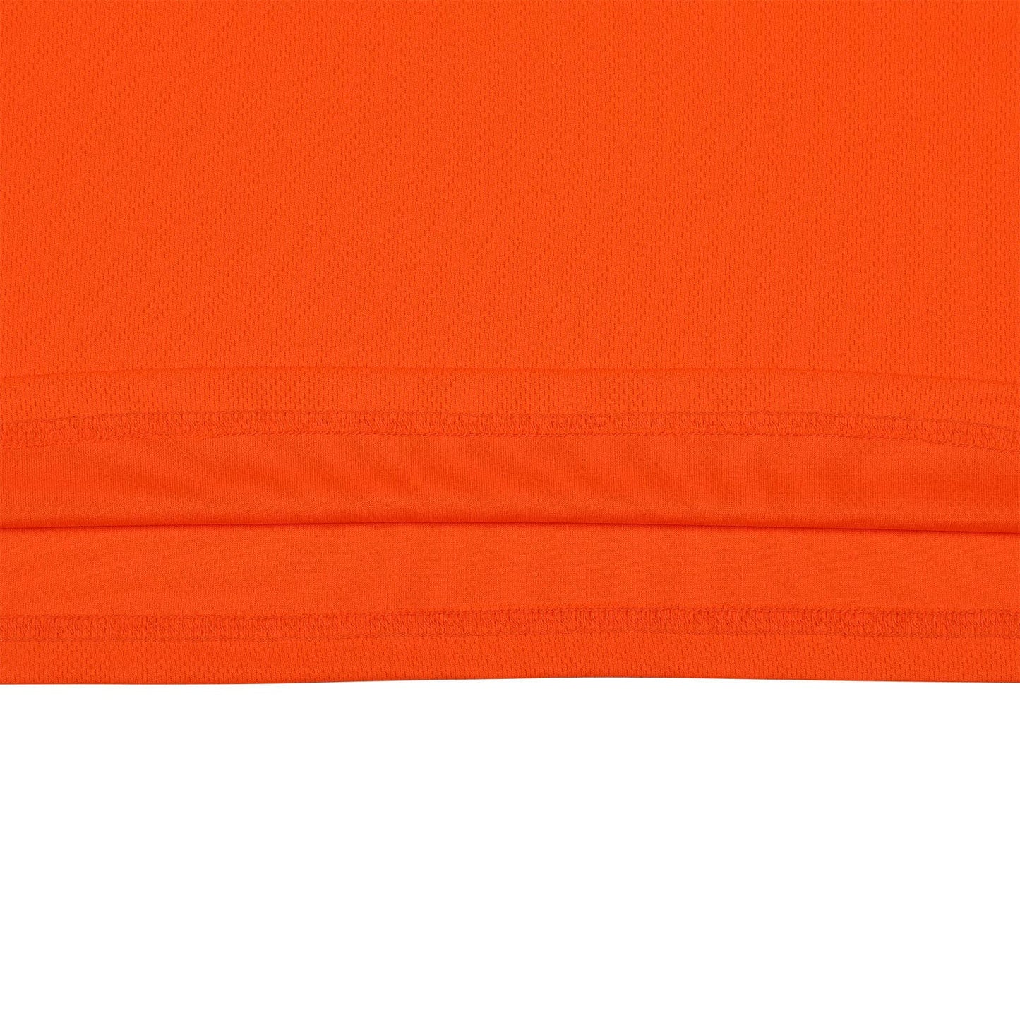LeeHanTon Men’s Performance T-Shirt: Orange / Medium