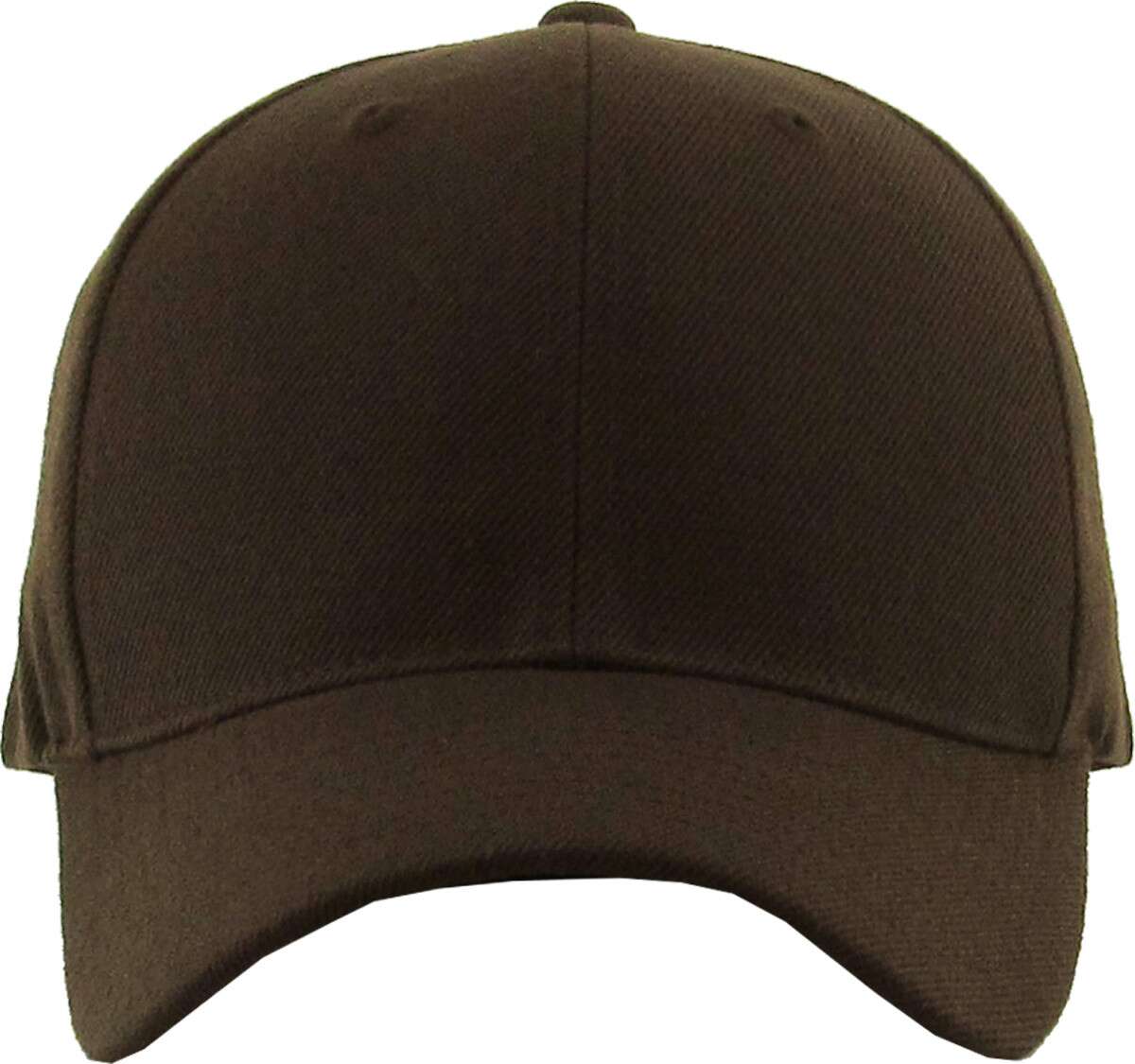 Solid Velcro Baseball Cap: Black