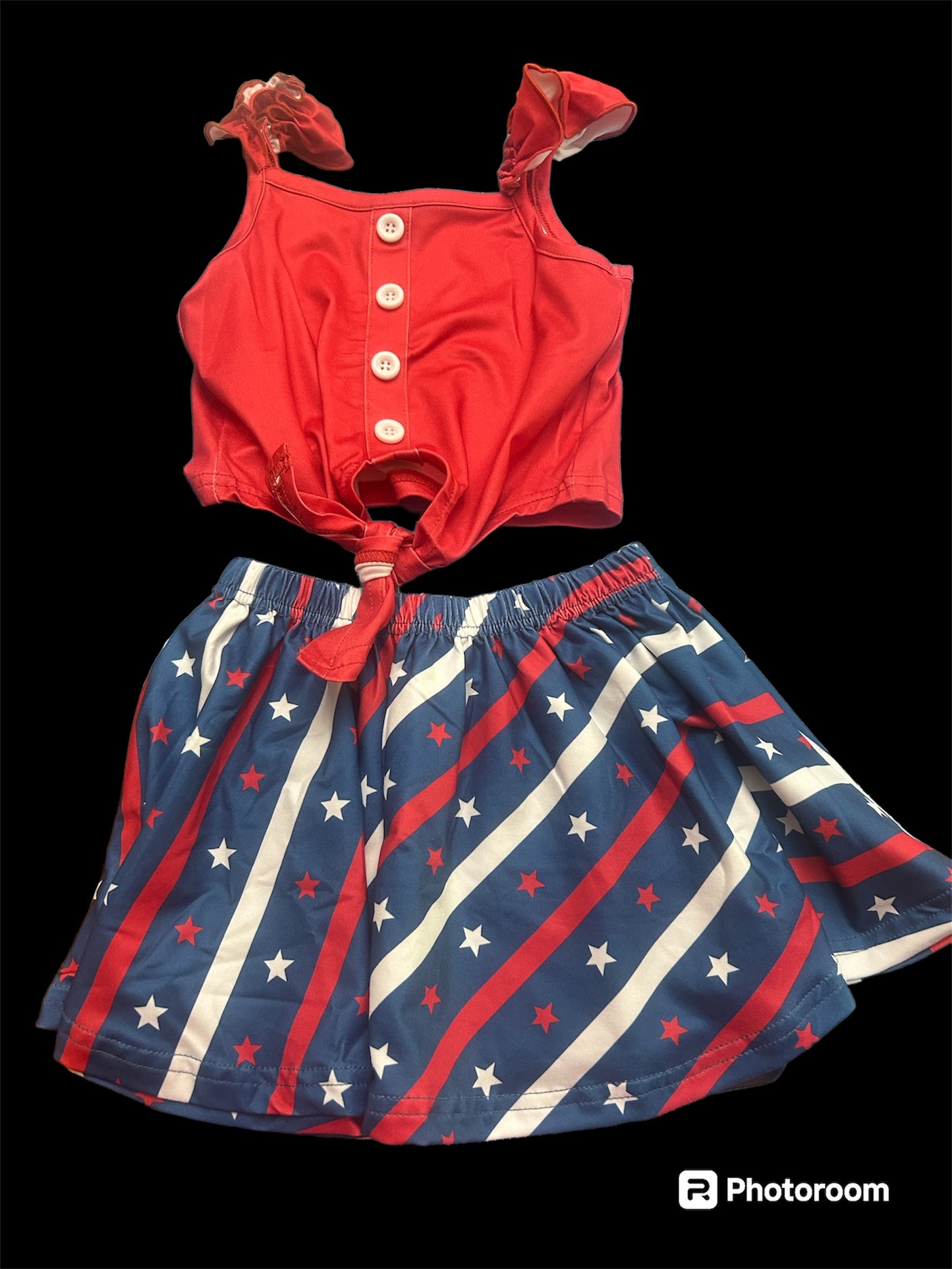 Stars and Stripes 2pc 12-18 months