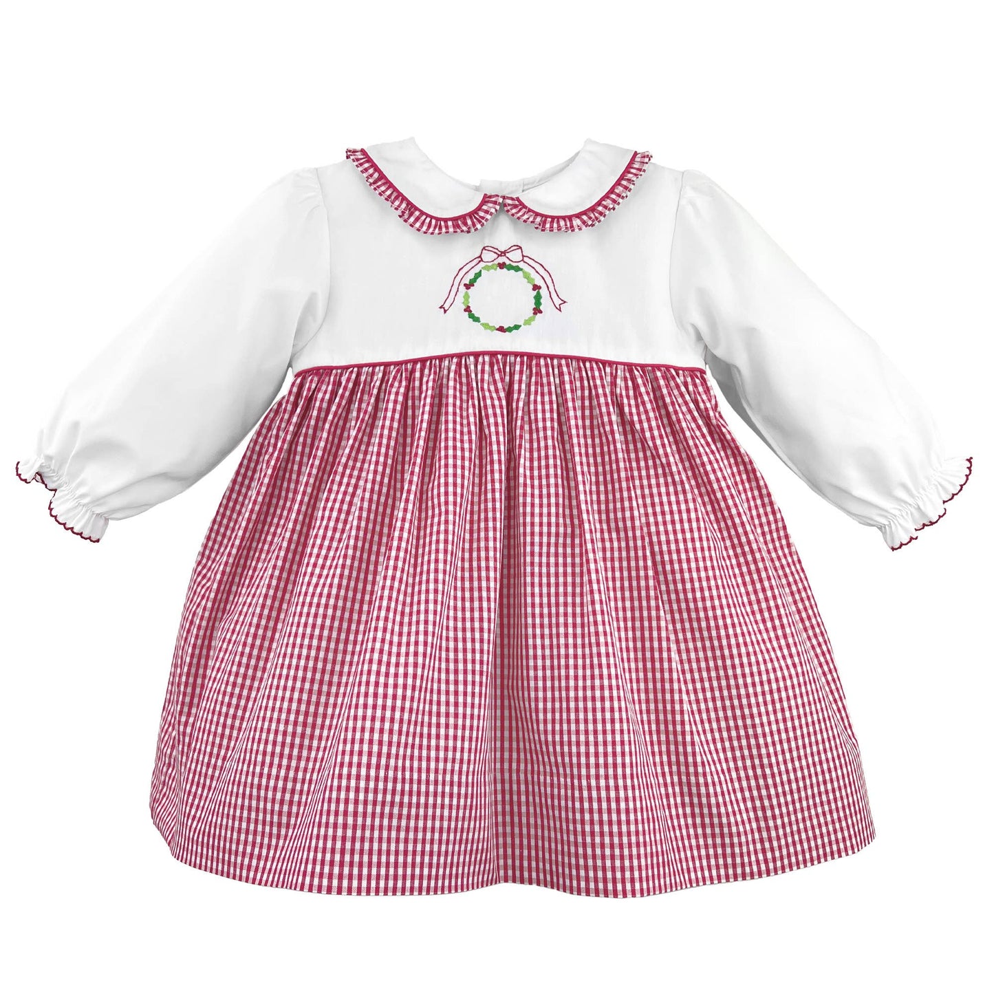 Embroidered Holiday Dress: 2T