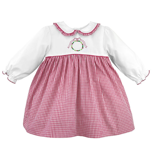 Embroidered Holiday Dress: 2T