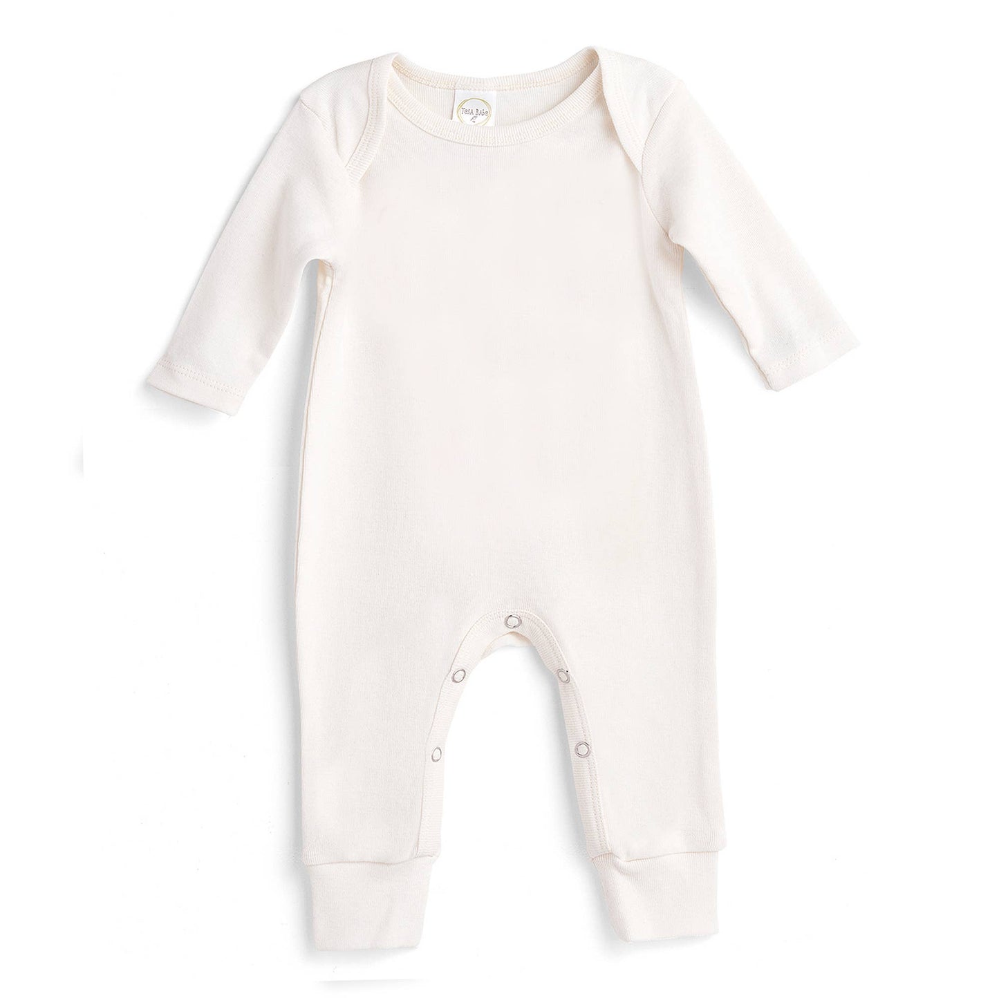 Baby's Ivory & Pink Cotton Romper: Blush / 0-3