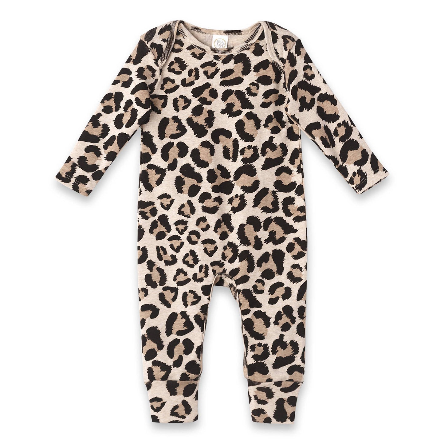 Baby Girl's Leopard Cotton Romper: 0-3M