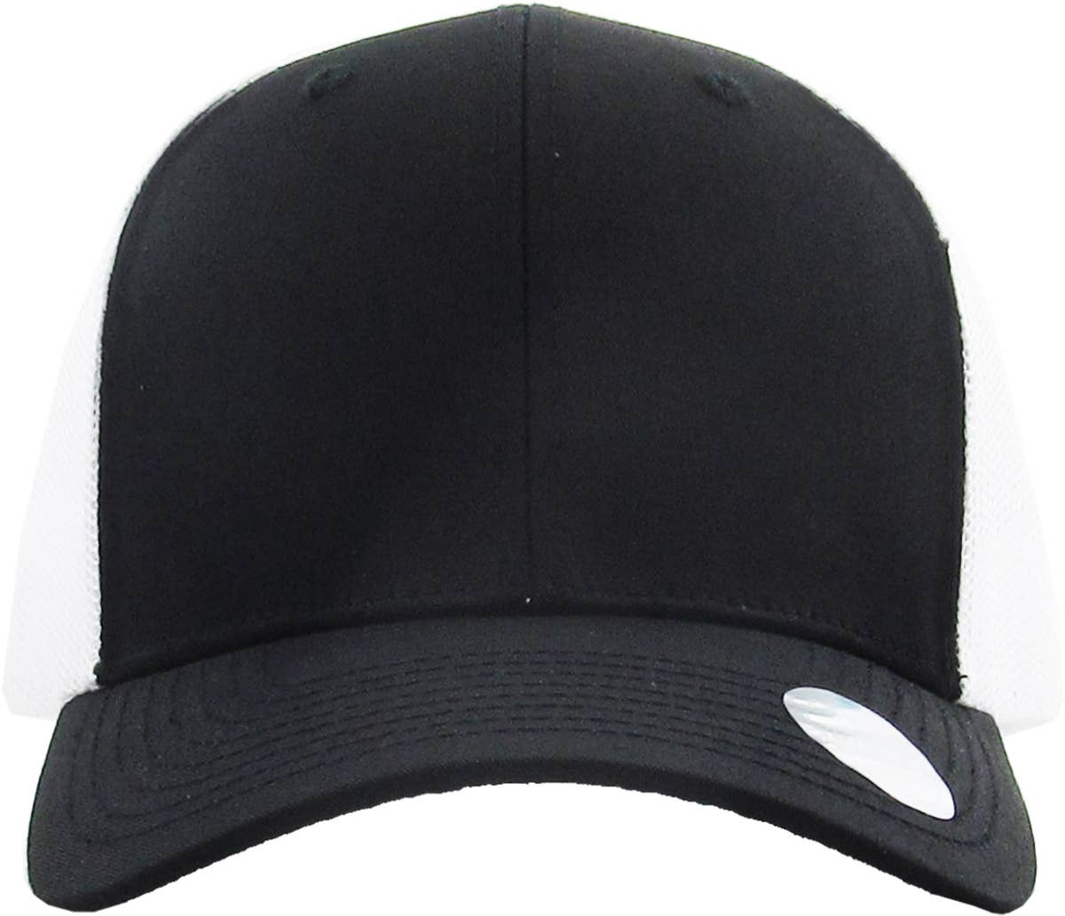 CLASSIC 6 PANEL MESH BACK: LGY-BLK