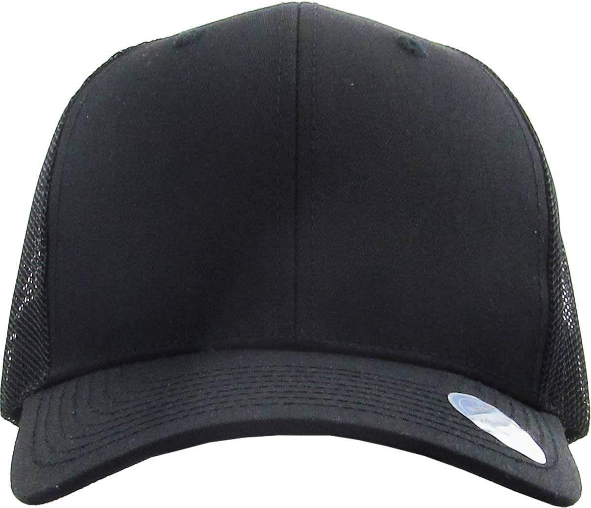 CLASSIC 6 PANEL MESH BACK: LGY-BLK