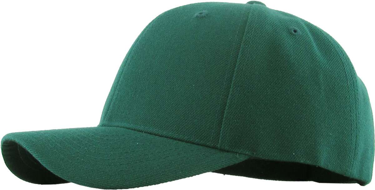 Solid Velcro Baseball Cap: Khaki