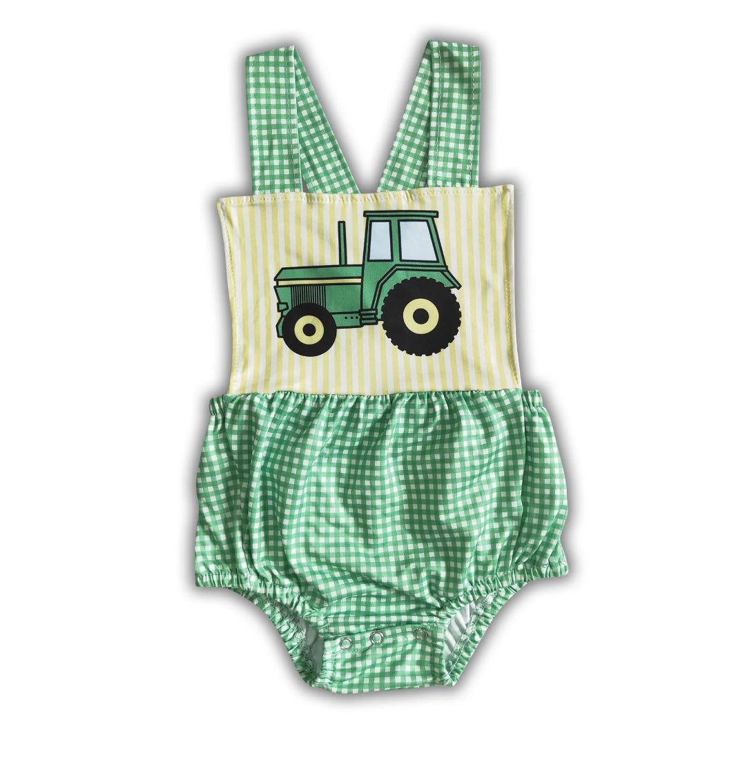 Tractor Romper