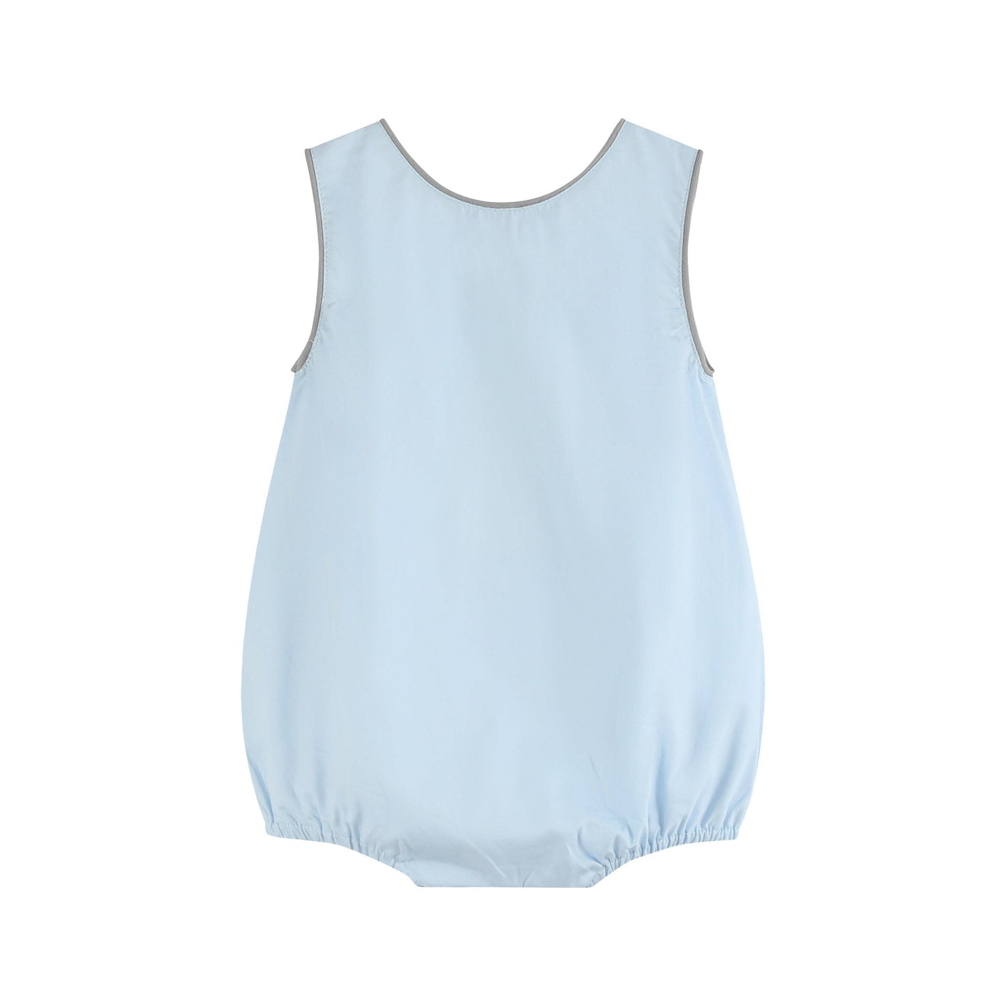 Blue Shark Applique Bubble Romper: 12-18M