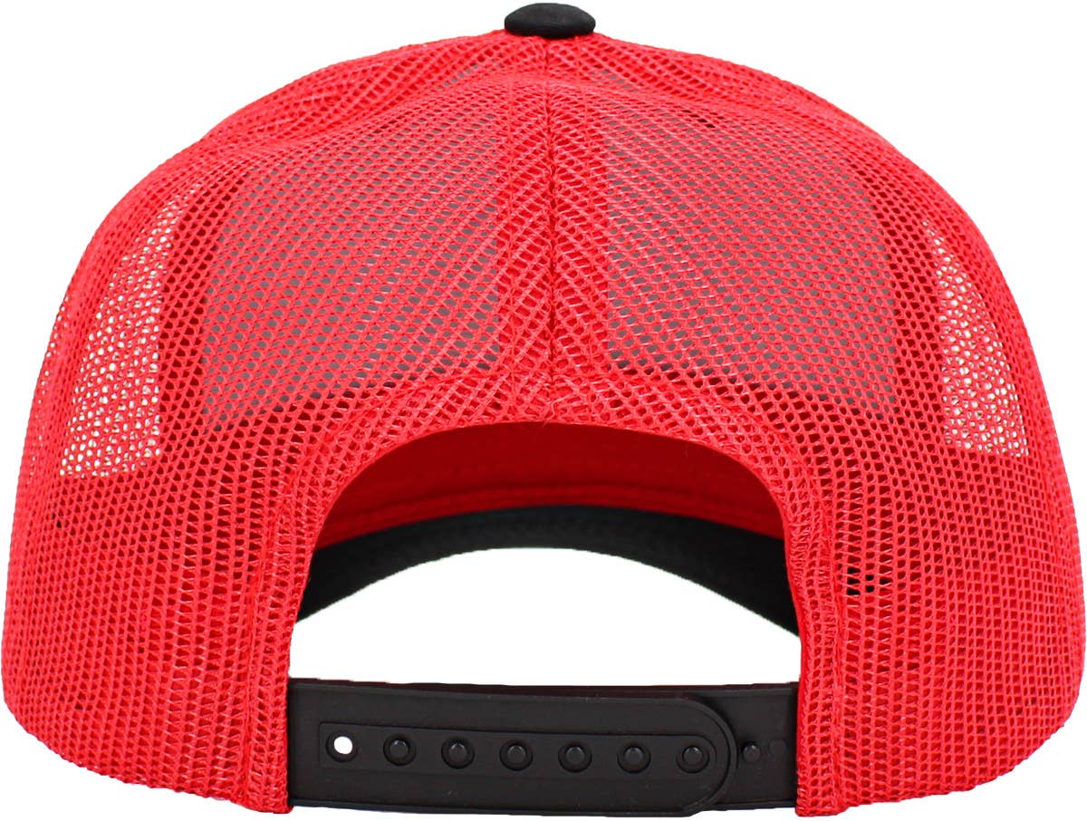 CLASSIC 6 PANEL MESH BACK: LGY-BLK