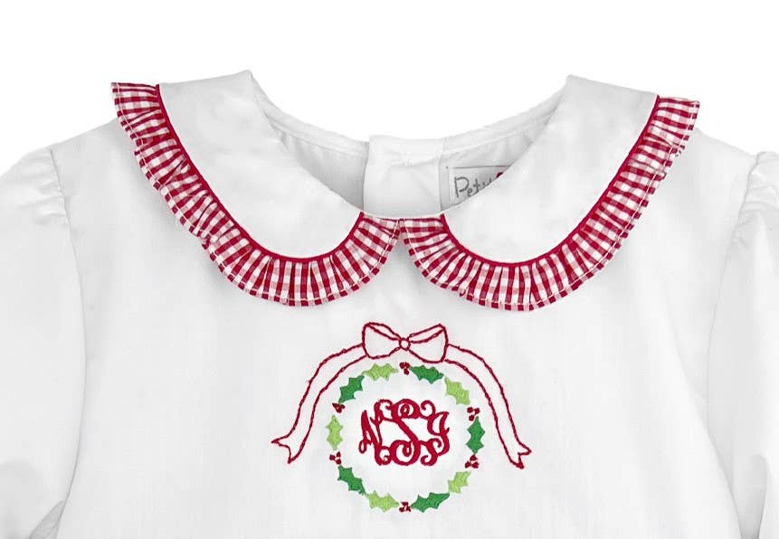 Embroidered Holiday Dress: 3T