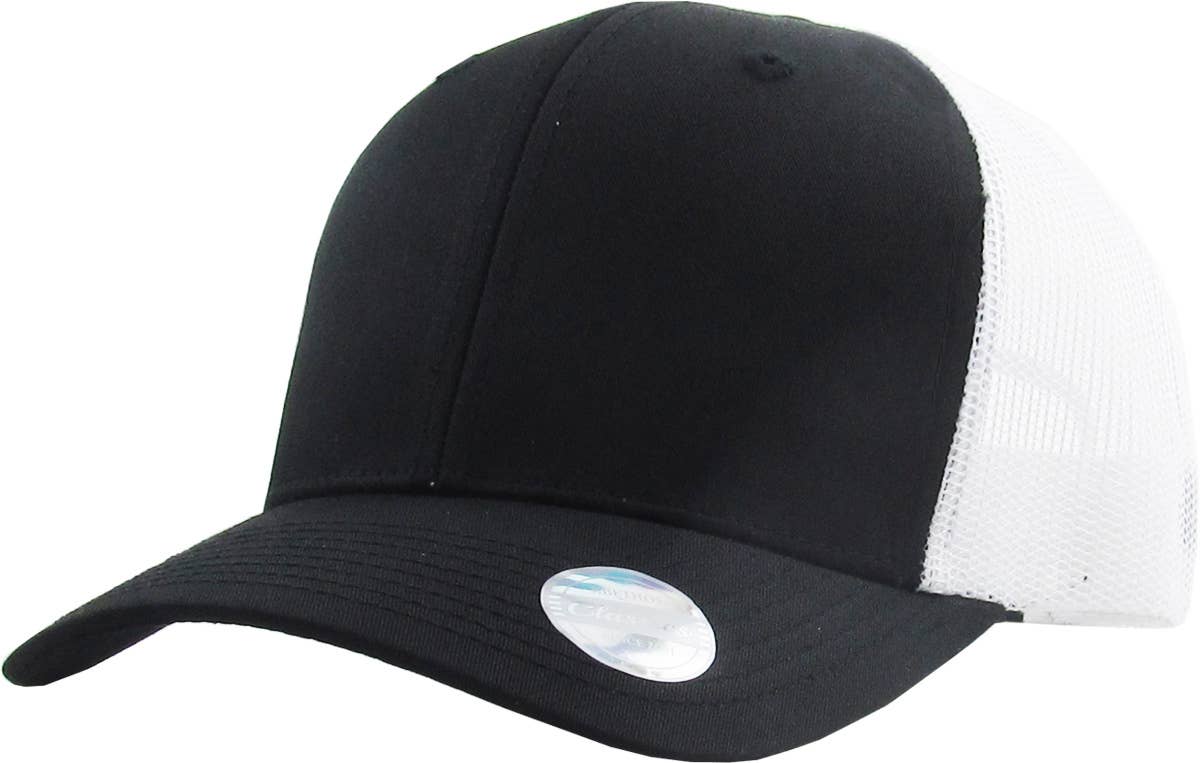 CLASSIC 6 PANEL MESH BACK: DGY-NGRN