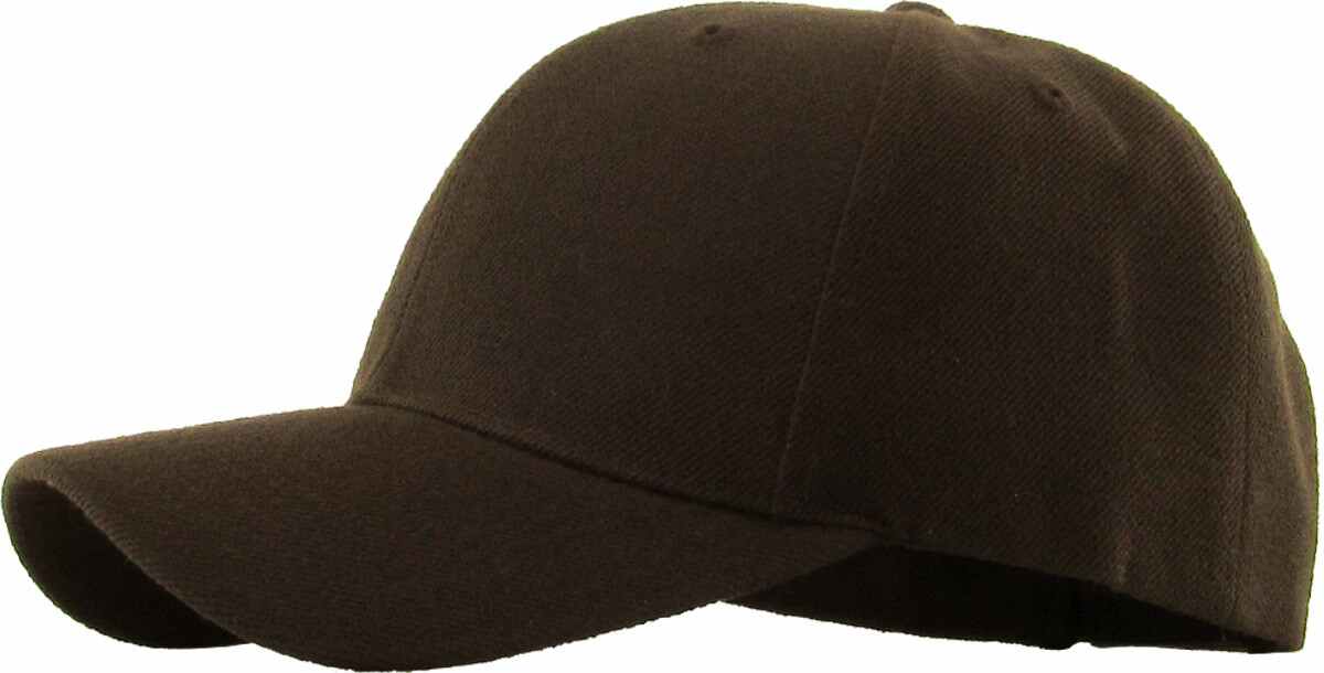 Solid Velcro Baseball Cap: Black