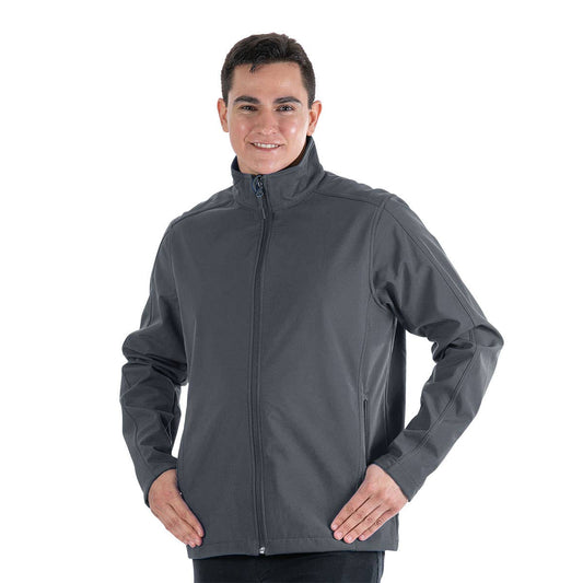 LeeHanTon Men’s Micro Fleece Lined Core Shell Jacket: Black / 2XL